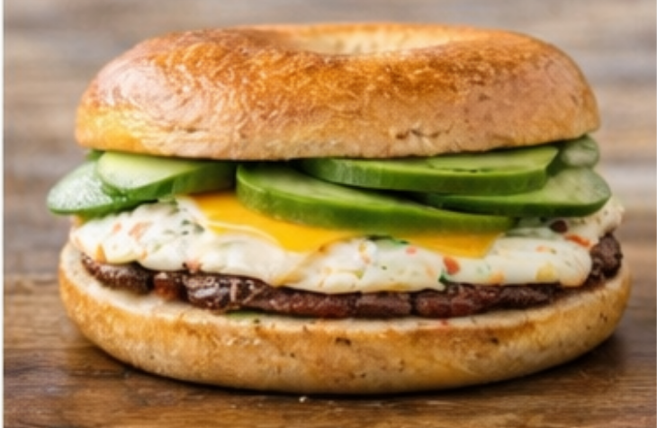 Avocado & Egg Bagel