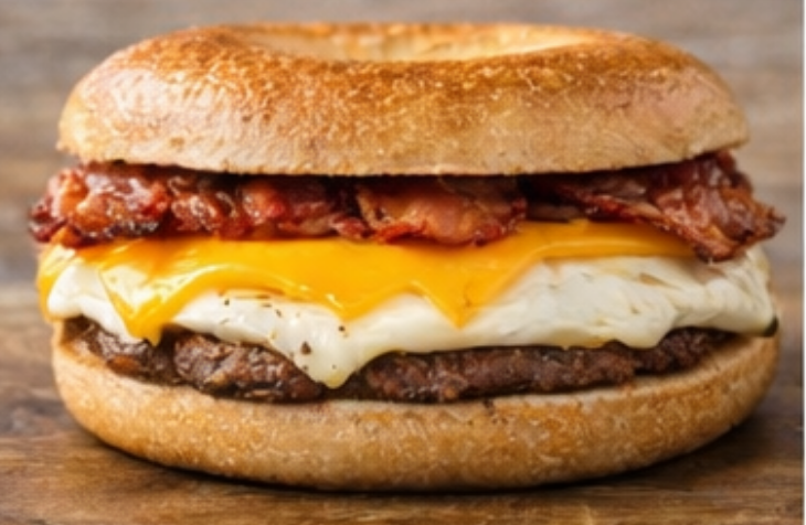 Bacon & Cheese Bagel