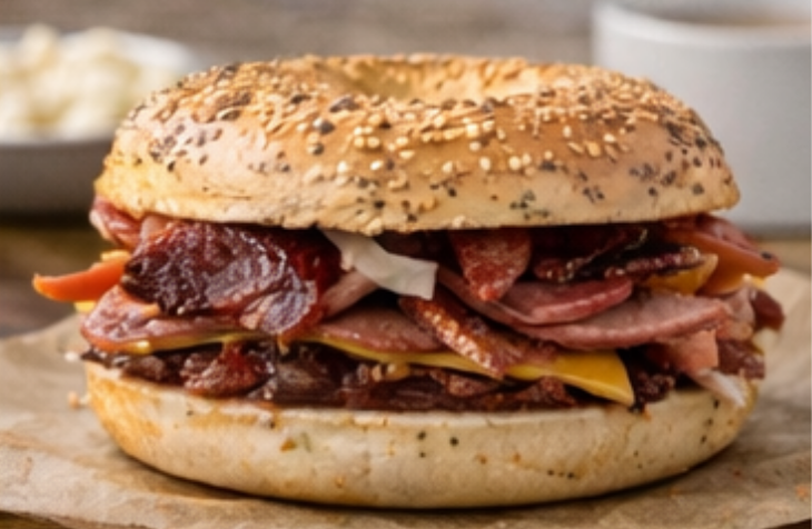 Brisket Style Beef Bagel