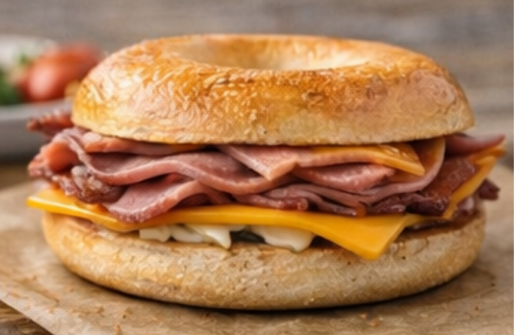 Pastrami & Egg Bagel