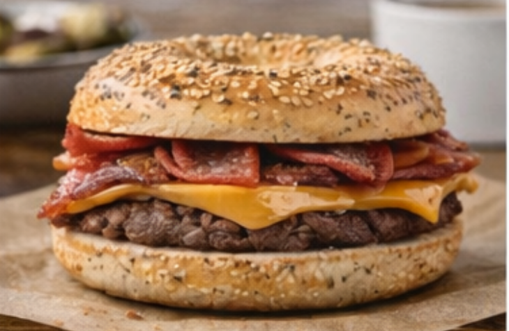 Roast Beef & Cheese Bagel