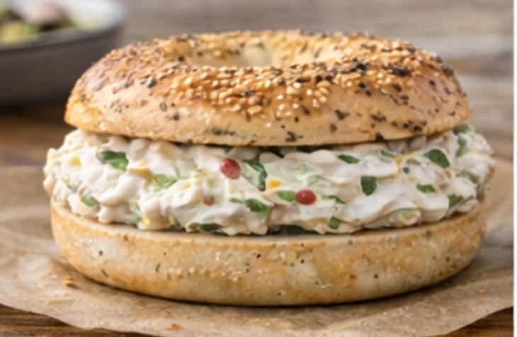 Whitefish Salad Bagel